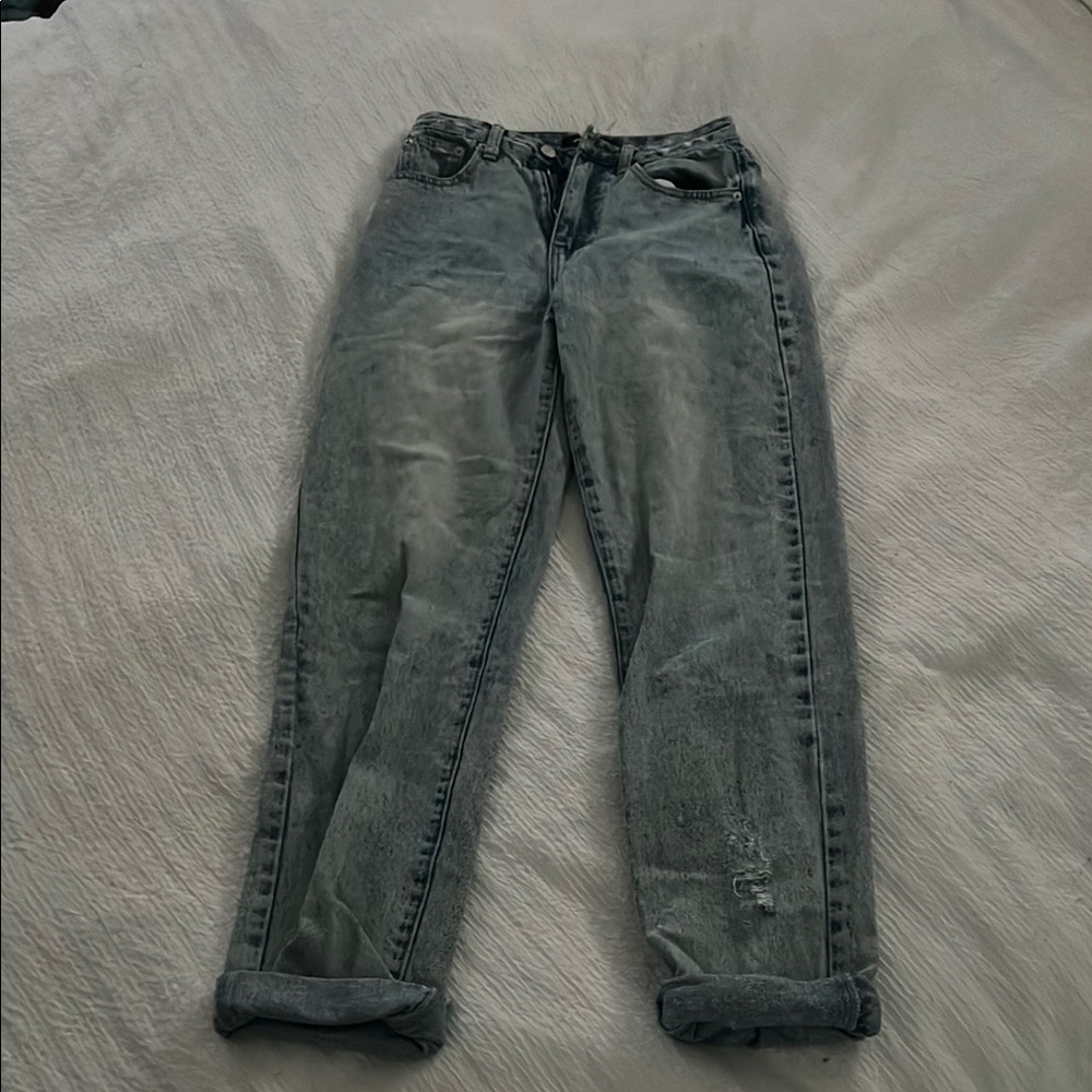 White Fox Boutique Gray Boyfriend Jeans